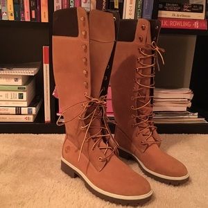 Timberland 14 inch Wheat boots